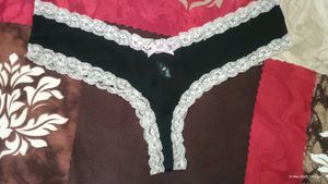 Black Lace Thong