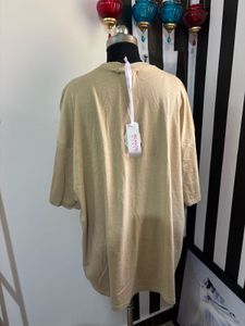 Reason Women Oversized Dropped Shoulder Long Top