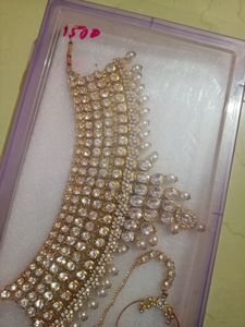 Golden Kundan Bridal Diomond Jewellery