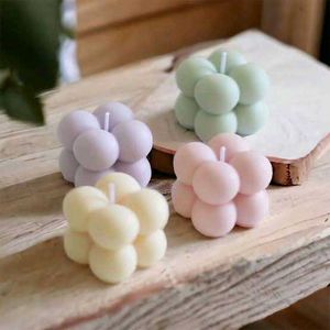 Pastel Bubble Candles