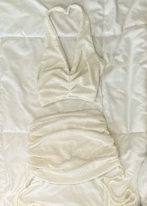 cutest dreamy white coord set