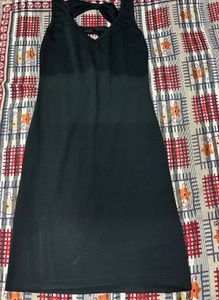 Bow Back Tank Skin Tight Dress