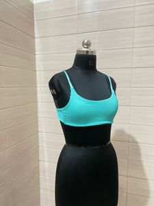 H&amp;M Blue Bikini Top
