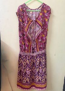 🌺 Boho Paisley Print Open Back Mini Dress 🌺