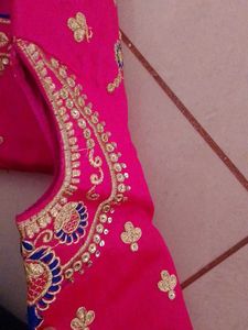Pink Embroidered Blouse