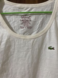 Lacoste White Tank Top