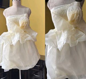 Elegant White Party Dress