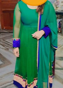 Net Anarkali Suit