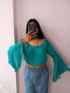 Sea Green Top