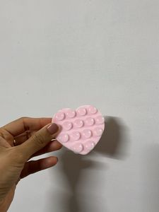 Heart shaped suction phone holder