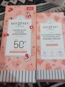 Dot and key Sunscreen & Strobe cream combo