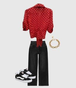 Red Crop Shirt🍅