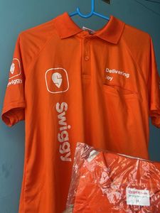 Swiggy Orange Polo Shirt PACK of 2