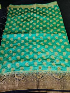 Silk Green Saree