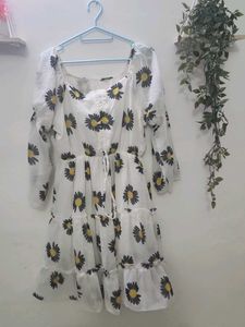 Daisy Print Dress