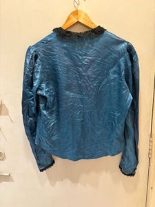 Beautiful Lace Trim Blouse