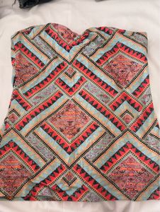 Multicolour tube top