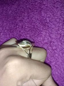 Green Gemstone Cocktail Ring