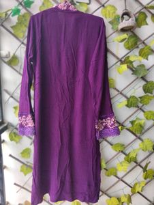 Purple Embroided Co Ord Set 💜