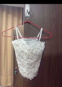 Floral Lace Corset Top