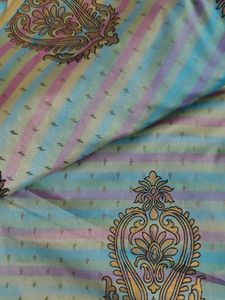 Traditional floral green saree