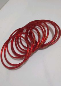 Red Bangles (13nos)