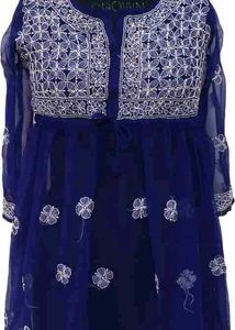 Lucknow Chikankari 💙