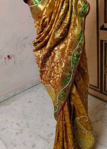 expansive 🔥 pattu silk work Saree 😍