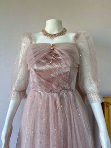 Pink shimmery sequins Gown