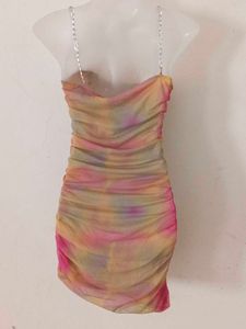 SEXIEST TIE- DYE CHAIN BODYCON