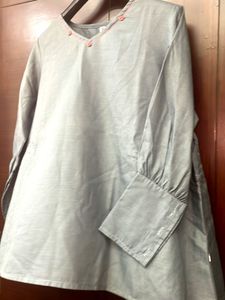 Grey Elegant Top