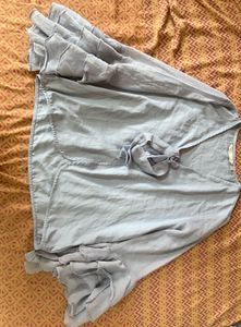 Ruffled Sleeve Blouse