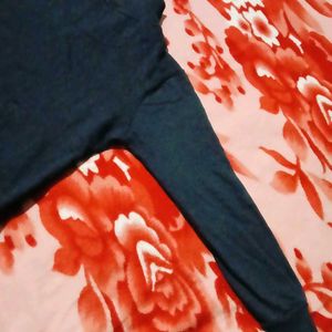 Stylish Black Pullover Sweatshirt