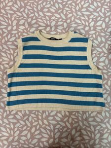 Striped Sleeveless Top