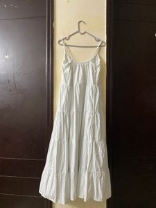 White Maxi Sundress Fits S/M