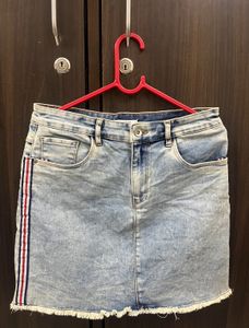 Blue Denim Skirt