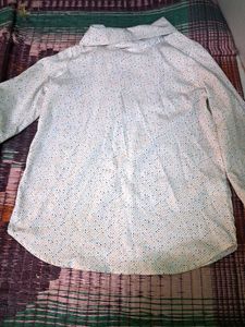 Patterned Cowl Neck Top