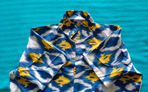 Ikat Print Top