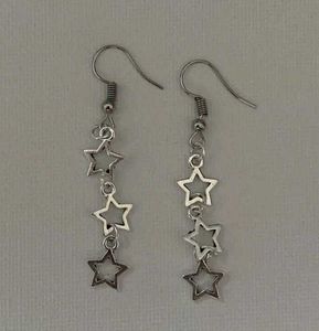 2 Pair Heart Drop Earrings