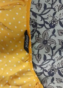 Yellow Polka Dot Wrap Top