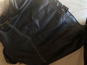 ZARA studded leather jacket * Limited edition *