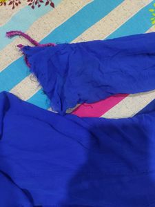 Beautiful Royal Blue Frock Suit