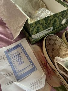 Women’s Gucci Slip-On Tennis Sneakers 38