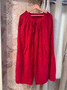 Brand New Trendy Tie- Knot High Waist Palazzo Pant