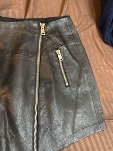 Leather Mini Skirt