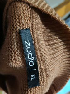 Cozy Brown Knit Sweater