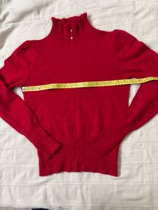 Red Turtleneck Sweater