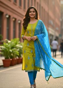 Chanderi Dress Material