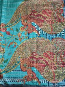 Like new Green organza Saree