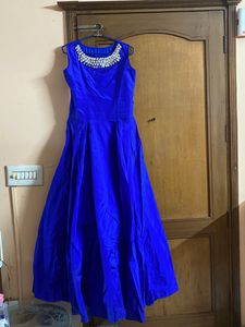 ROYAL BLUE ETHNIC GOWN